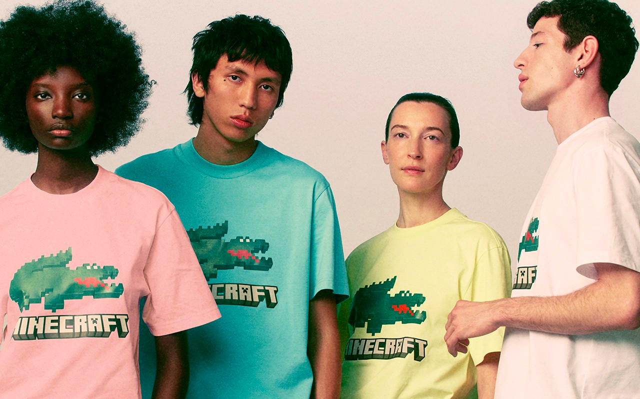 Лакост майнкрафт коллекция. Коллаб лакост майнкрафт. Lacoste x Minecraft. Лакост майнкрафт коллаборация.