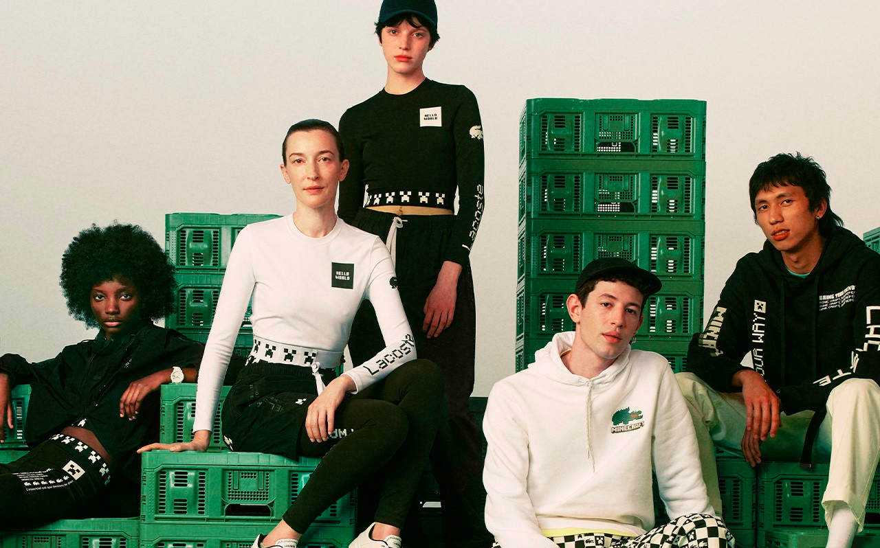 Lacoste x Minecraft Come Together for a Playful SS22 Collaboration
