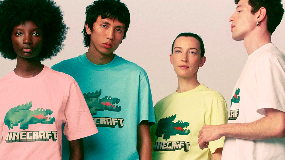 Lacoste x Minecraft Come Together for a Playful SS22 Collaboration