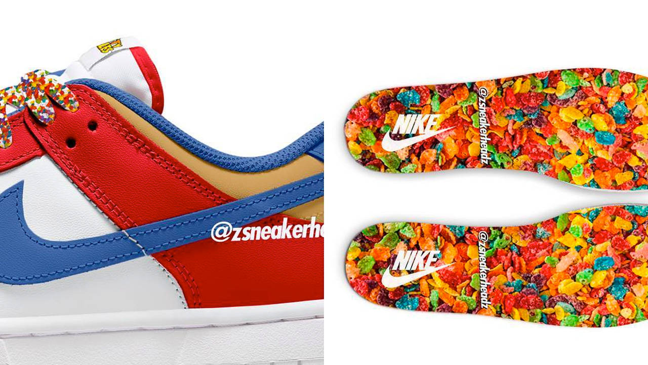 LeBron x Nike Dunk Low "Fruity Pebbles"