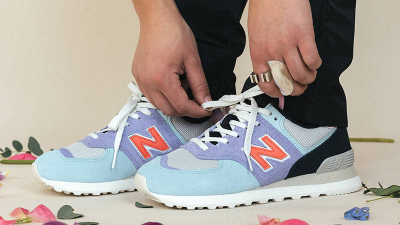 Louis De Guzman x New Balance 574 Ma Divina on feet