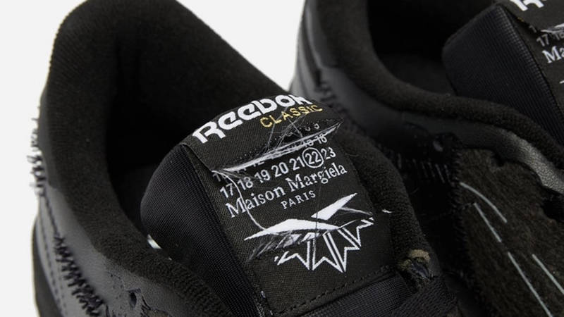 Maison Margiela x Reebok Club C Project 0 Black GW5013 Detail