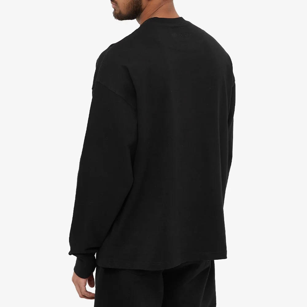 MKI Heavyweight Long Sleeve T-Shirt Black Back