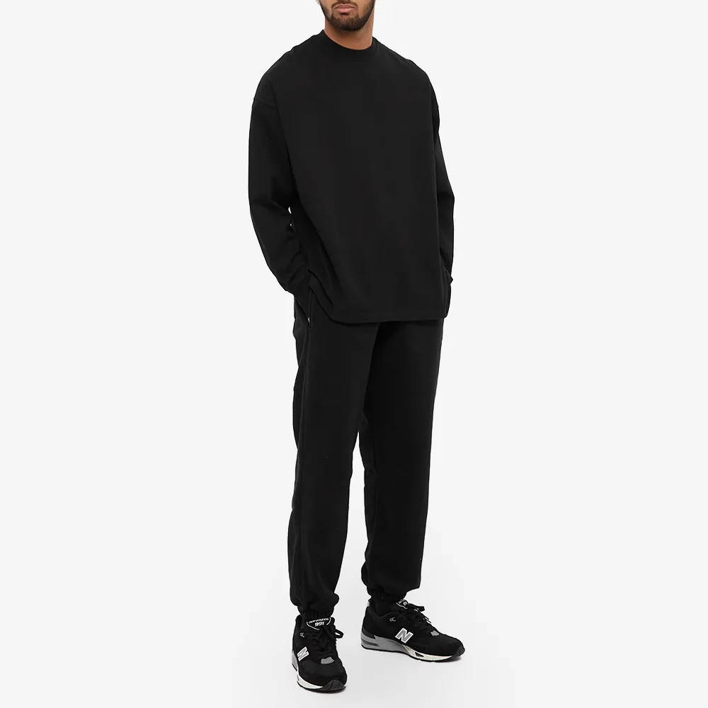 MKI Heavyweight Long Sleeve T-Shirt Black Full