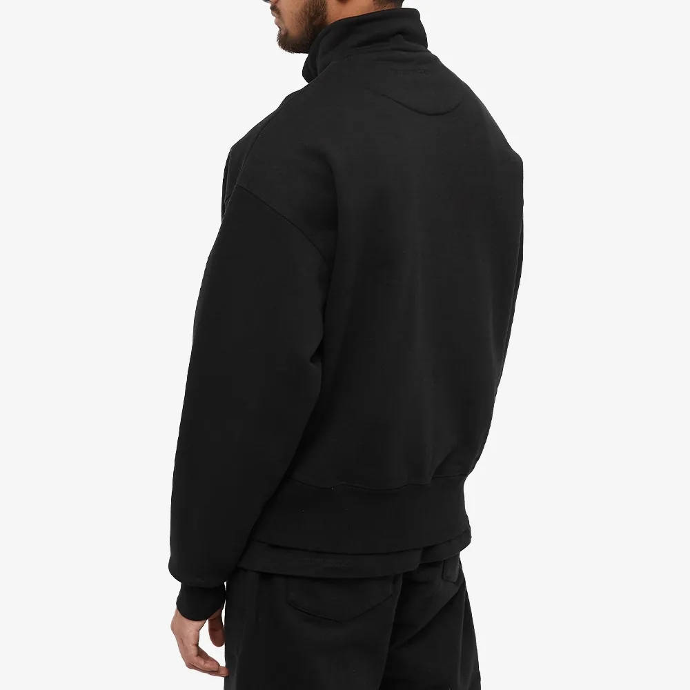 MKI Heavyweight Zip Sweatshirt Black Back