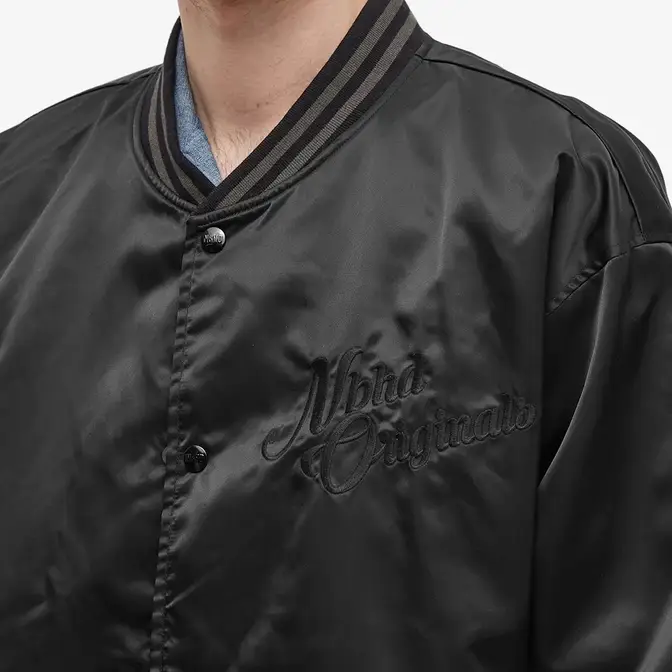 patch-pocket quilted jacket Green Jacket Black Detail