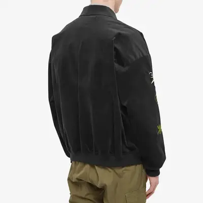 Shaker Rib Long Sleeve 100% Cashmere Sweater Black Back