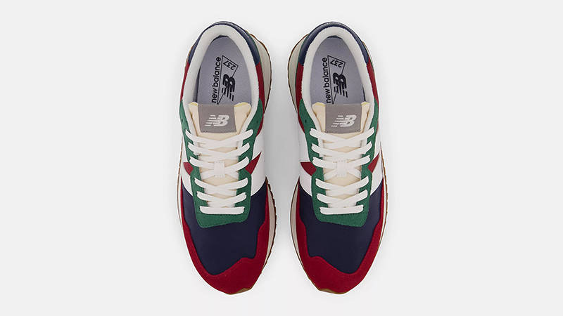 New Balance 237 Scarlet Forest Green