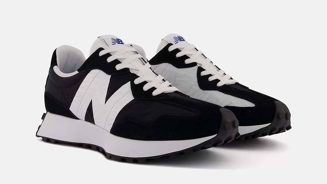 New Balance 327 Black Summer Fog Front