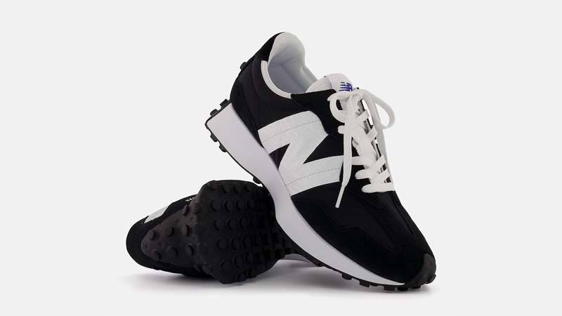 New Balance 327 Black Summer Fog Side