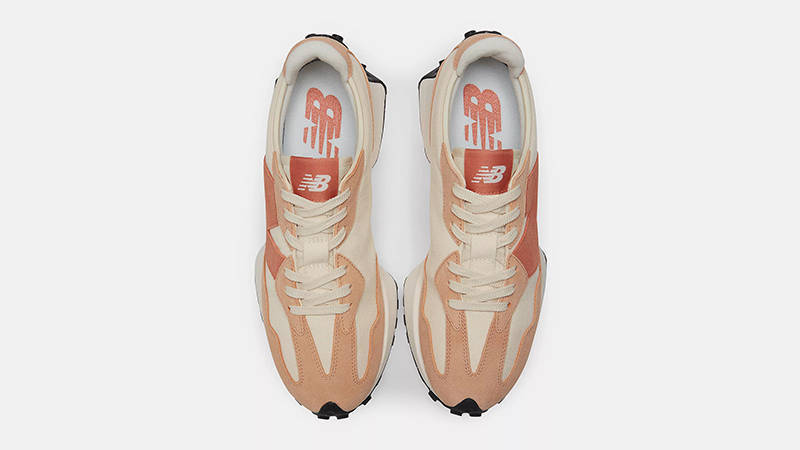 New Balance 327 Tan Orange Middle