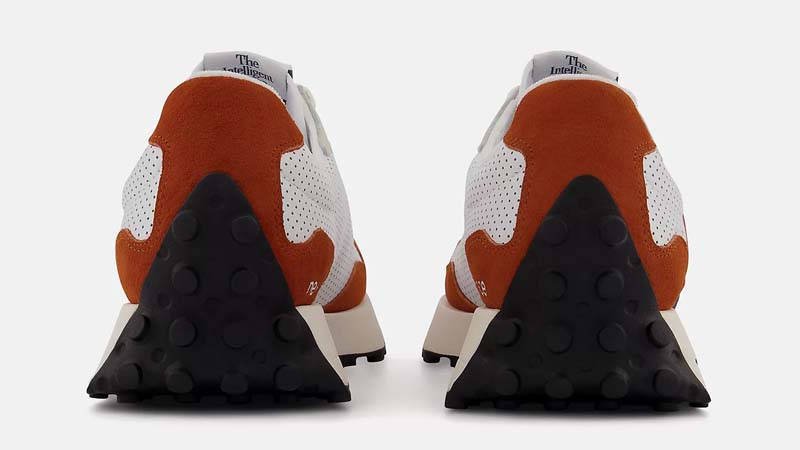 New Balance 327 White Natural Indigo Back