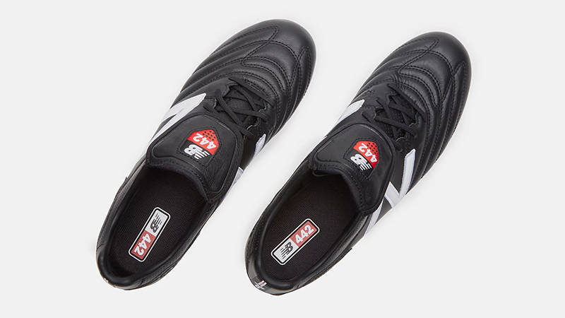 New Balance 442 Pro FG Black White MSCKFBW1 Top 2