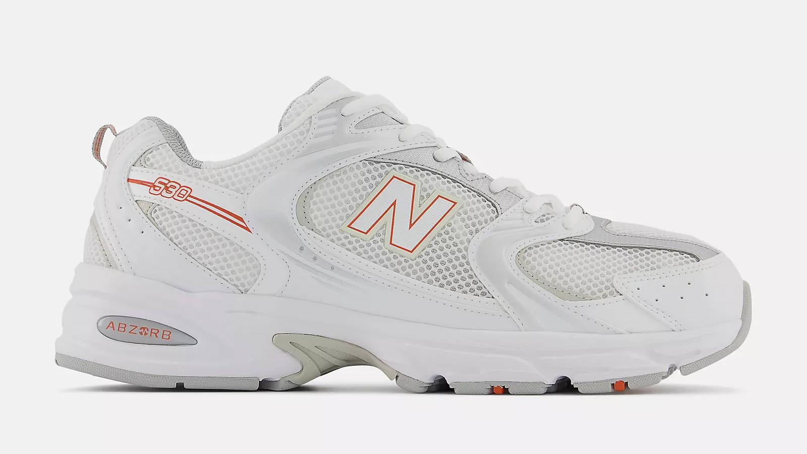 New Balance 530 Silver Metallic Orange