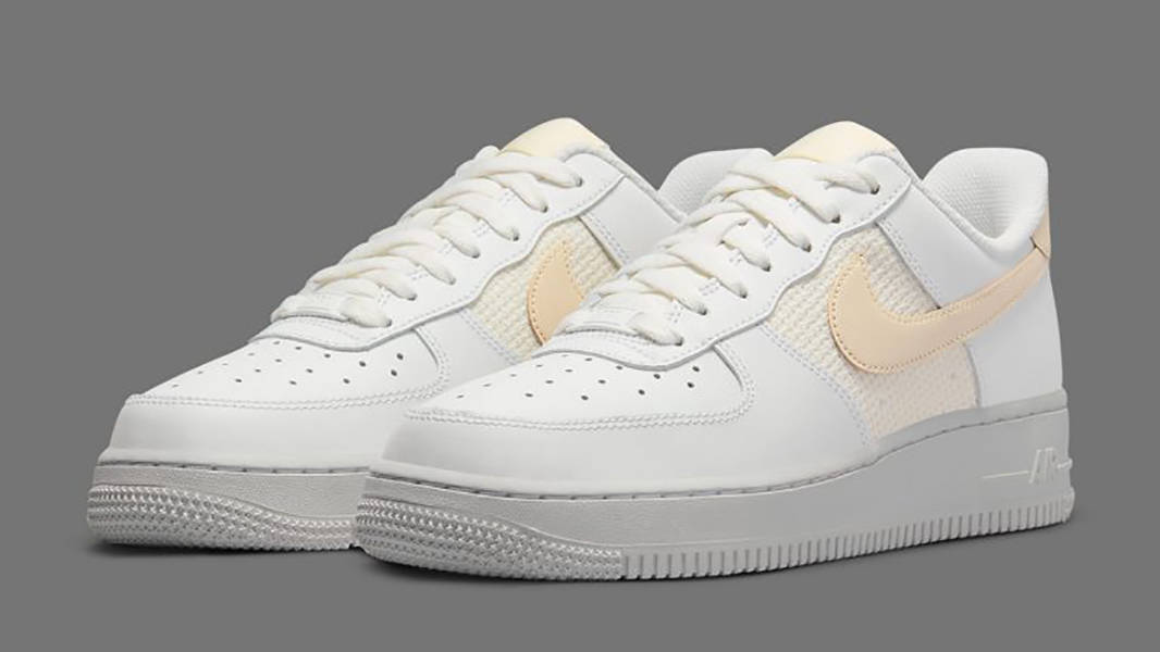 Nike Air Force 1 Cross Stitch White Grey