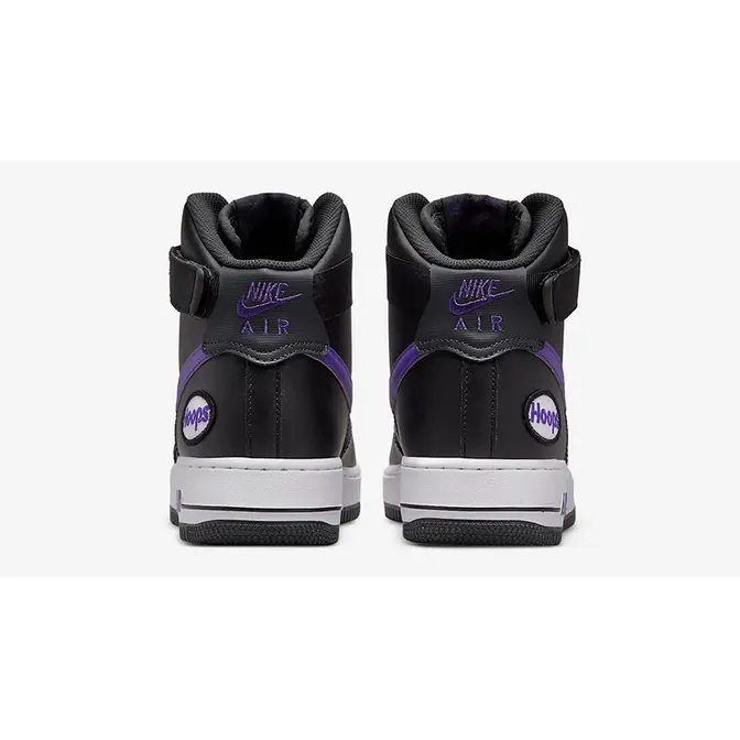 Nike Air Force 1 High “Hoops Pack - Black Purple” - Style Code: DH7453-001  