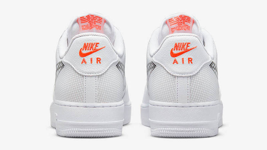 Nike Air Force 1 Low 3D Swoosh White Back