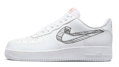 Nike Air Force 1 Low 3D Swoosh White