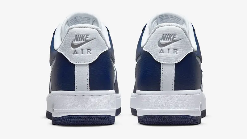 Nike air force outlet navy blue and white