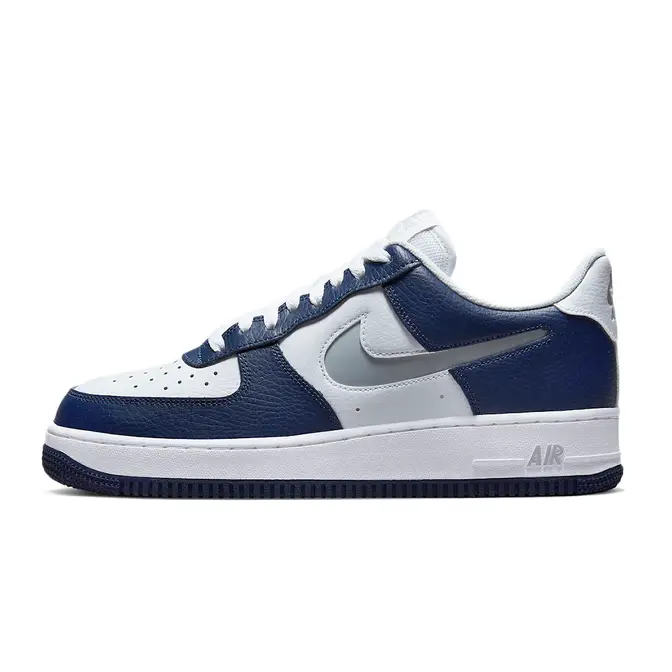 Nike Air Force 1 Low Cut-Out White Navy | Where To Buy | DV3501-400 ...