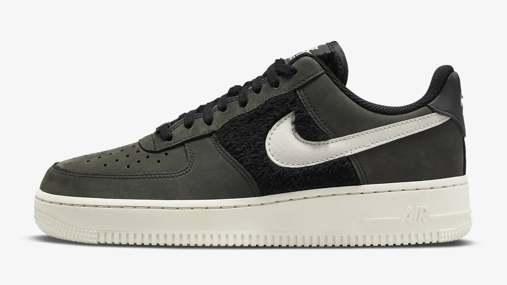 Nike Air Force 1 Low Faux Furs Black