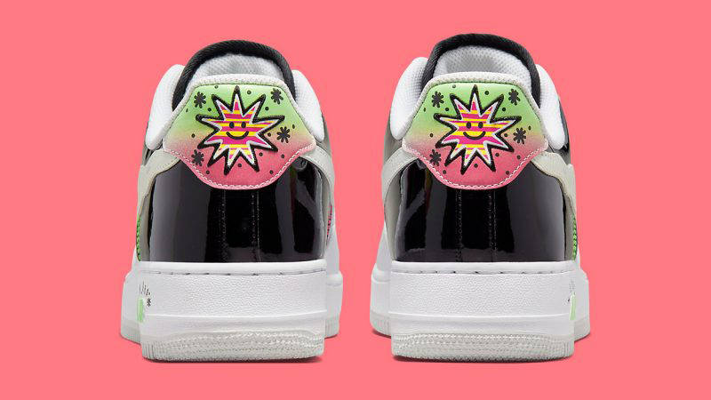 Nike Air Force 1 Low Ghost Swoosh White Black