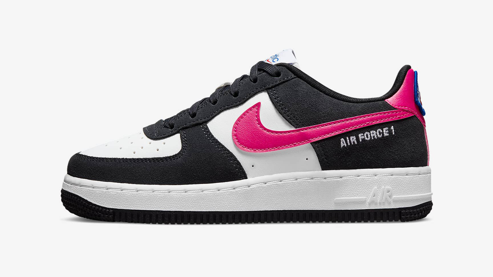 Nike Air Force 1 Low GS Off-Noir Pink Prime