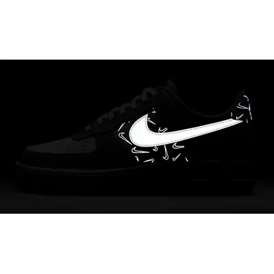 Nike Air Force 1 Low Reflective Mini Swoosh Grey | Where To Buy ...