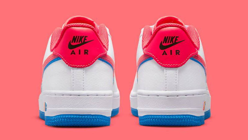 Nike Air Force 1 Low TPU Swoosh White Blue Pink