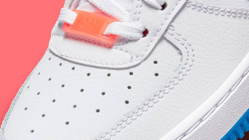 Nike Air Force 1 Low TPU Swoosh White Blue Pink
