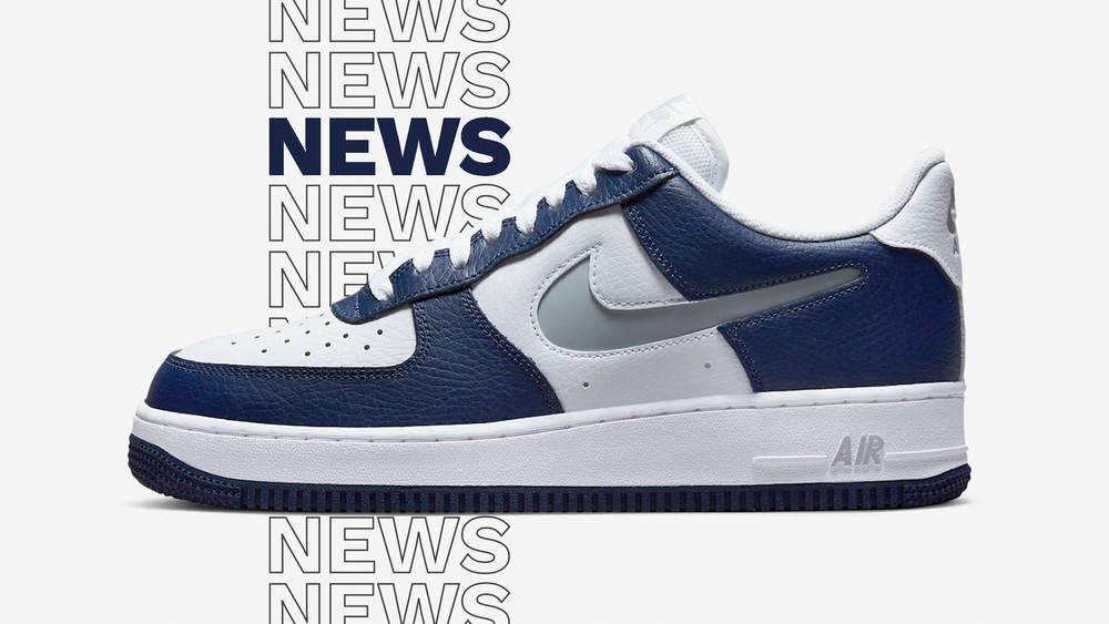 Image via Nike Nike Air Force 1 Low White Navy
