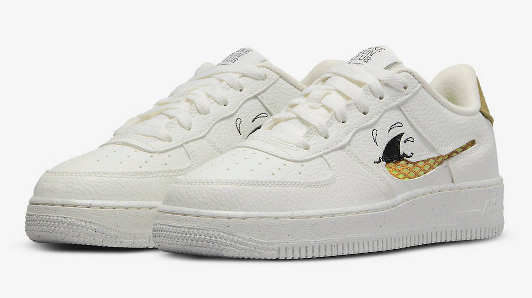 Nike Air Force 1 GS Sun Club White