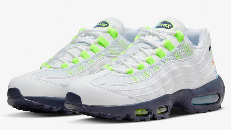 Air max 95 rainbow white on sale