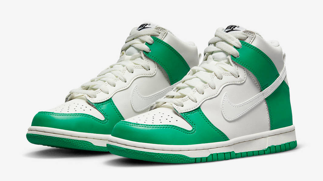 Nike Dunk High GS Green White DB2179-002 Side