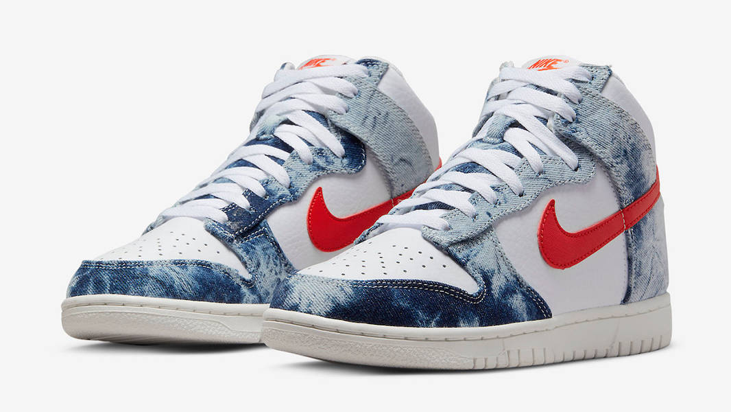 Nike Dunk High Washed Denim