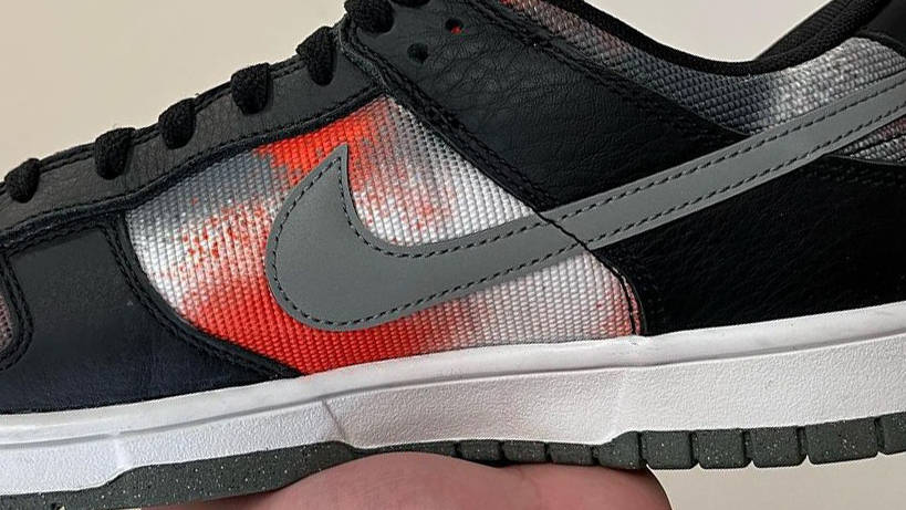 Nike Dunk Low 3M Swoosh Grey Abstract Colourway