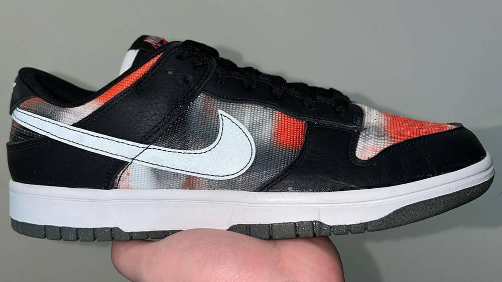 Nike Dunk Low 3M Swoosh Grey Abstract