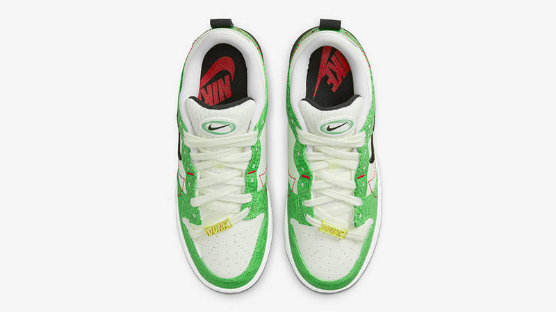 Nike Dunk Low Disrupt 2 Just Do It Green Snakeskin