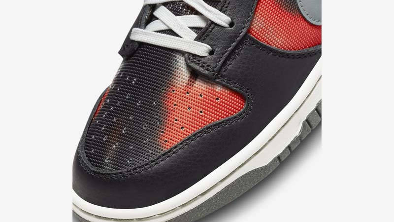 Nike Dunk Low Graffiti Black Multi Closeup 1