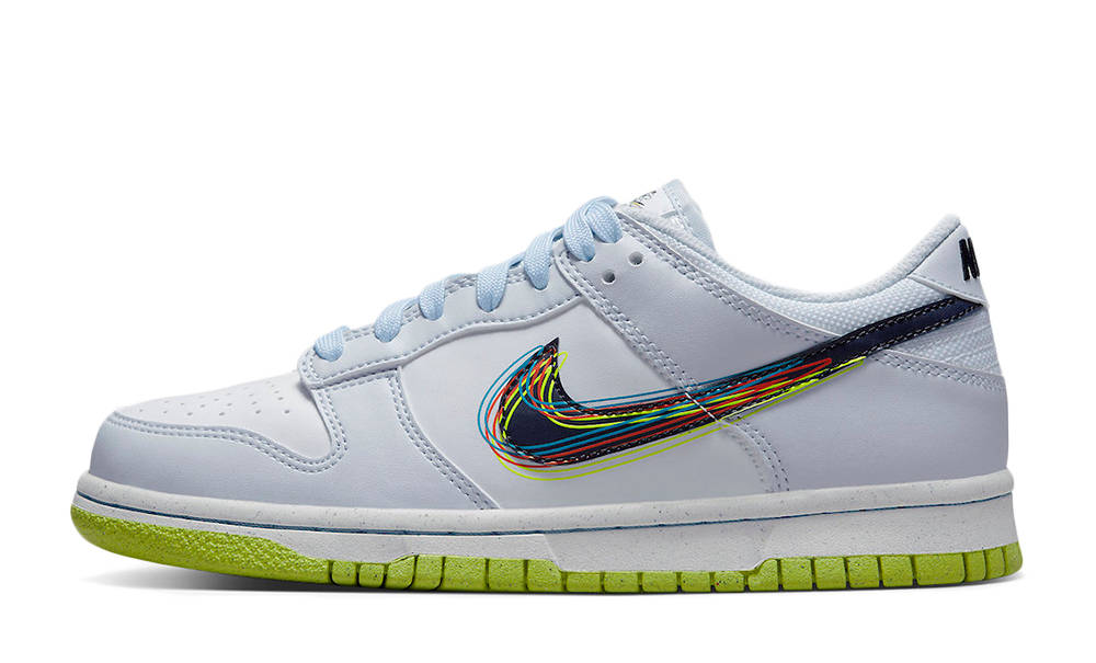 Nike Dunk Low GS 3D White Green