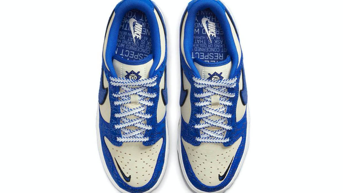 The Nike Dunk Low Jackie Robinson Is Perfectly Patterned