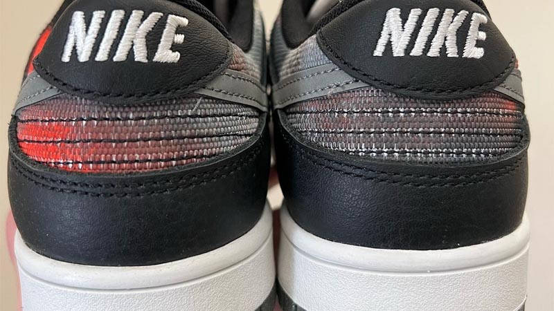 Nike Dunk Low Reflective Swoosh Black Grey First Look Back