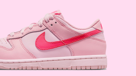 The Nike Dunk Low GS "Triple Pink" is the Prettiest Pair We've Seen Yet The Nike Dunk Low GS "Triple Pink" is the Prettiest Pair We've Seen Yet