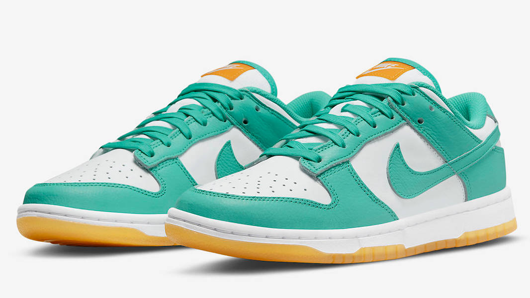 Nike Dunk Low Turquoise Green Orange DV2190-100 Side