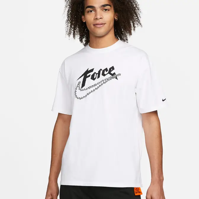 Nike Force Swoosh Basketball T-Shirt | Where To Buy | DN2974-100 | The ...