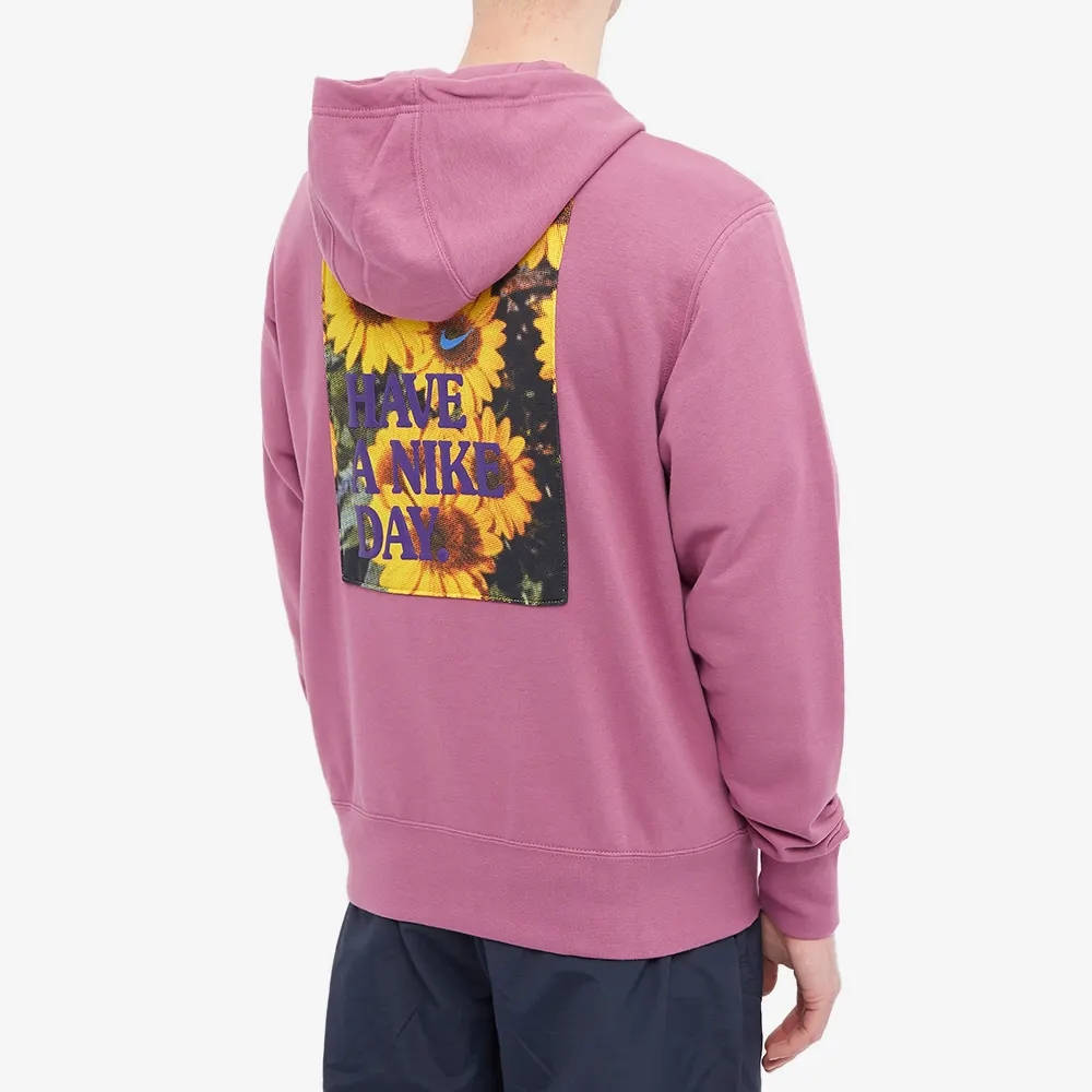 Nike Good Vibes Popover Hoodie Light Bordeaux The Sole Supplier