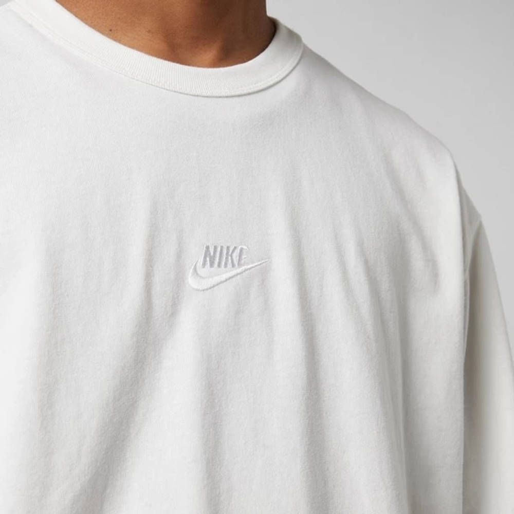 Nike Premium Essential Long Sleeve T-Shirt - White | The Sole Supplier