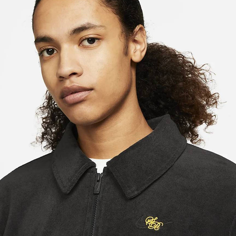 Nike SB Skate Jacket Black closeup