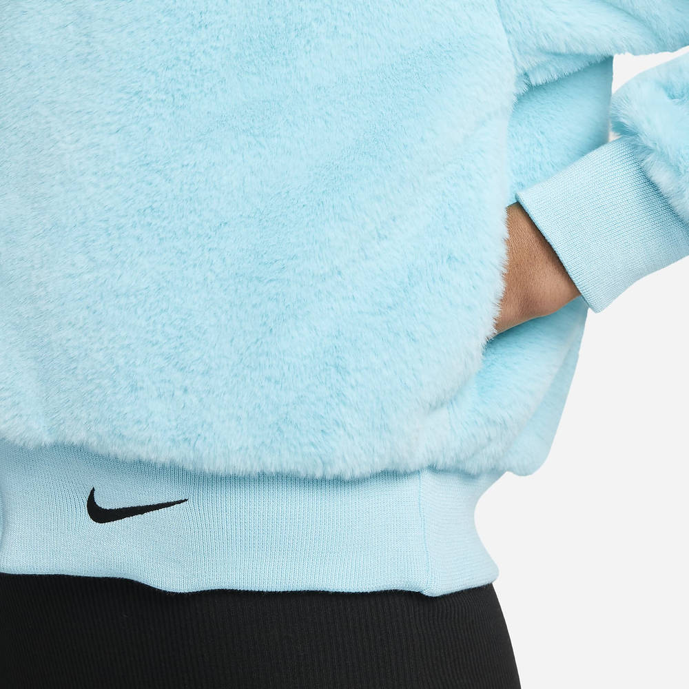 Nike Sportswear Essentials Faux Fur Jacket - Copa | The Sole Supplier