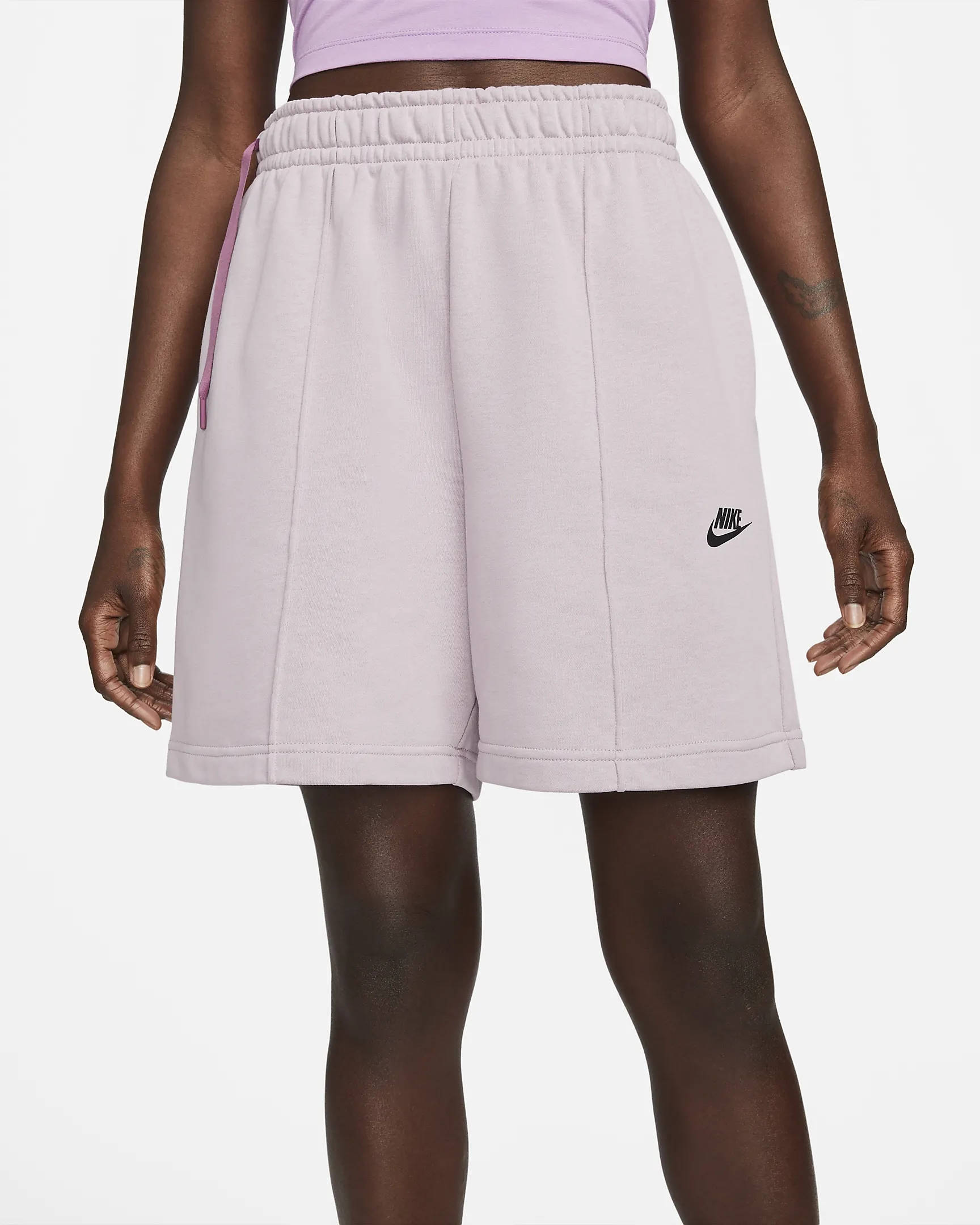 knee high nike shorts